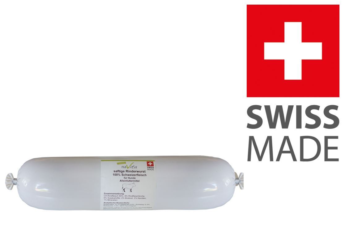 Saftige Rinderwurst